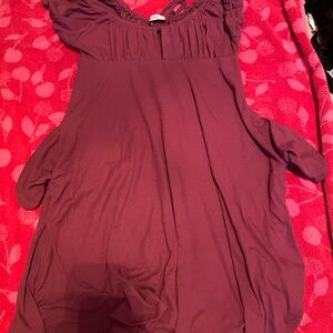 Plum Dress with pockets
